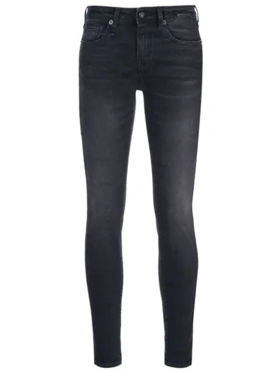 Shop R13 Alison Skinny Jeans In Black