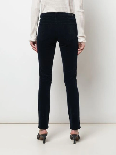 Shop Ag Prima Velvet Jeans In Blue