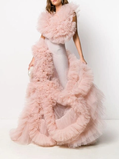 Shop Loulou Cloud Tulle Gown In Pink