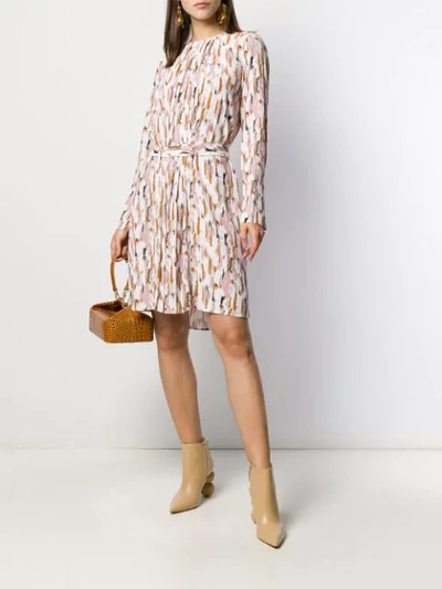 Shop Aeron All-over Print Dress In White