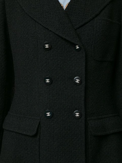 Pre-owned Chanel Long Sleeve Jacket In Black