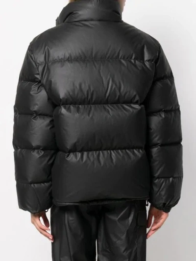 Shop Alexander Wang Short Padded Jacket In Black