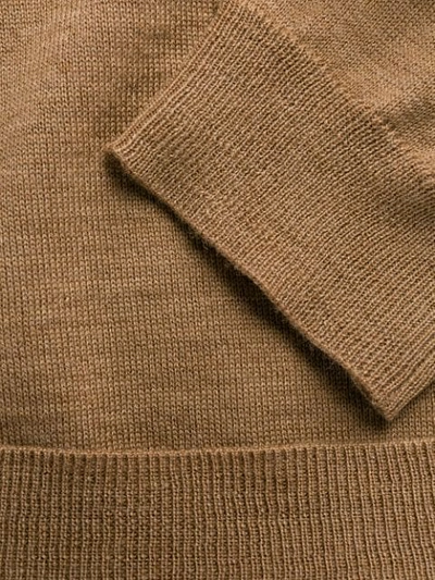 Shop Rochas Ruffled Sweatshirt In Neutrals