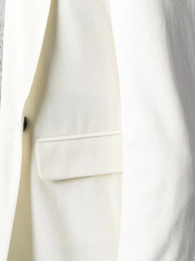 Shop Isabel Marant Shawl Collar Blazer In White