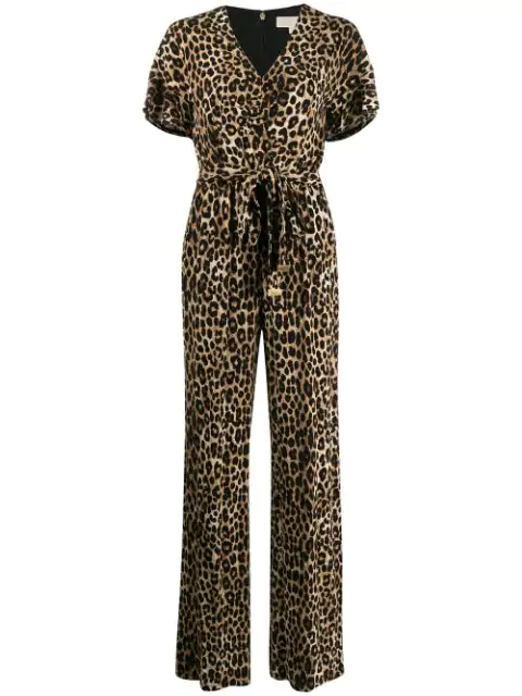 michael kors animal print jumpsuit
