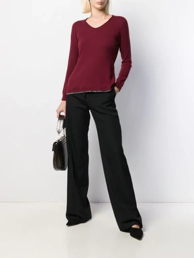 EMBELLISHED ROUND-NECK JUMPER