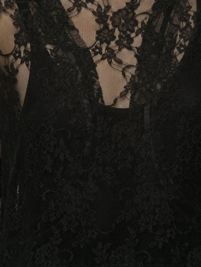Shop Almaz Layered Lace Dress In Black