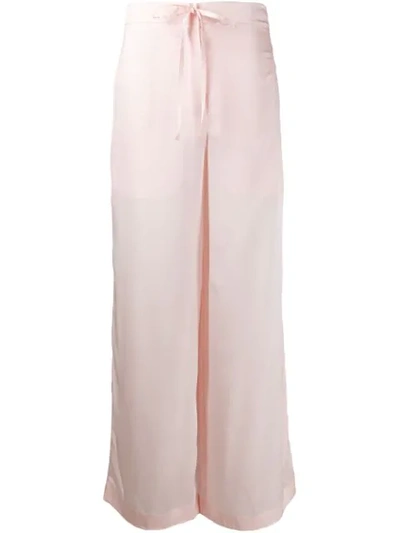 Shop Jil Sander Wide Leg Trousers In Pink