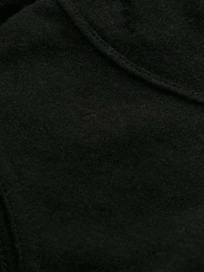 Shop Rick Owens Draped One Sleeve Dress In Black