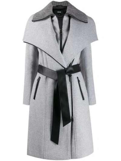 Shop Mackage Nori Coat In Light Grey