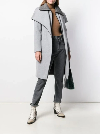 Shop Mackage Nori Coat In Light Grey