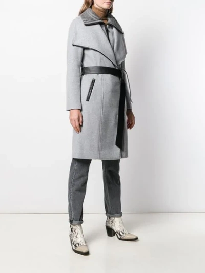 Shop Mackage Nori Coat In Light Grey