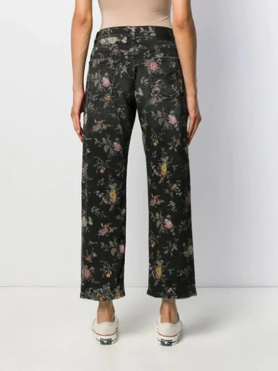 Shop R13 Floral Print Boyfriend Jeans