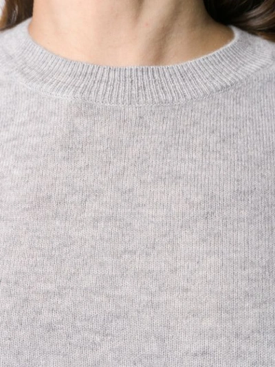 Shop Majestic Knitted Cashmere Jumper In Grey