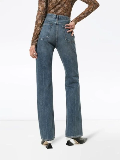 Shop Agolde Vintage Flared Jeans In Blue