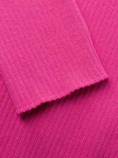 Shop Msgm Geraffter Body In 14 Pink