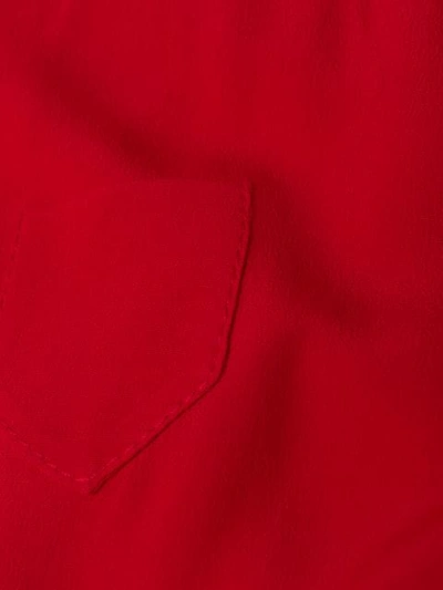 Shop N°21 Ruffle Neck Shirt In Red