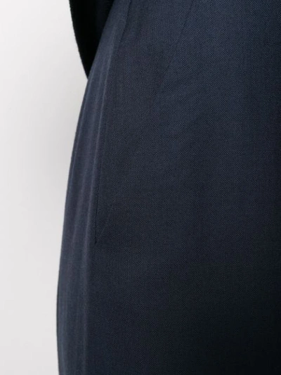 Shop The Row Colour Block Wide Leg Trousers In Blue