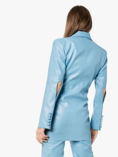 Shop Aleksandre Akhalkatsishvili Doppelreihiger Blazer In Blue