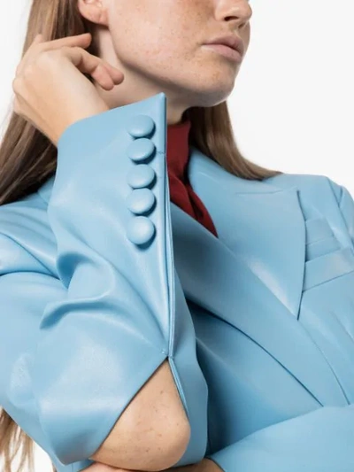 Shop Aleksandre Akhalkatsishvili Doppelreihiger Blazer In Blue