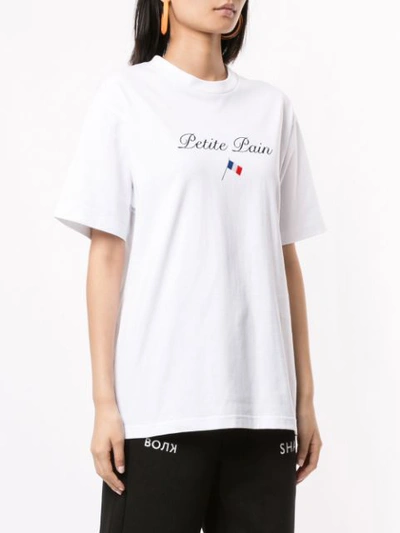 Shop Walk Of Shame Text Print Oversized T-shirt In White