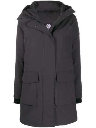 Shop Canada Goose Hooded Parka In 67 Navy