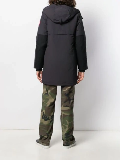 Shop Canada Goose Hooded Parka In 67 Navy