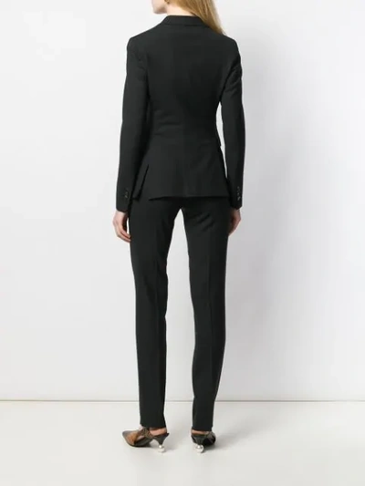 Shop Tagliatore Two Piece Suit - Black