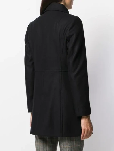 Shop Fay Single Breasted Coat In Black