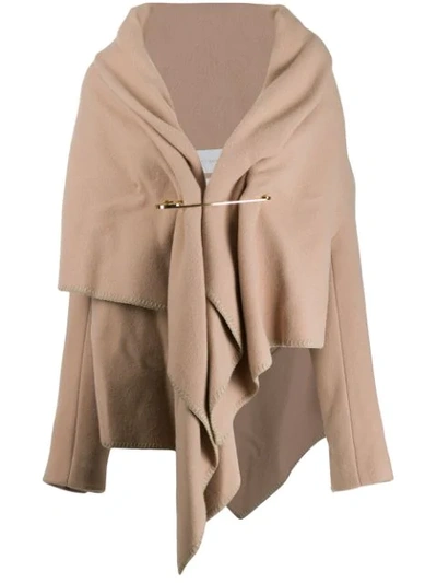 DRAPED SHORT COAT