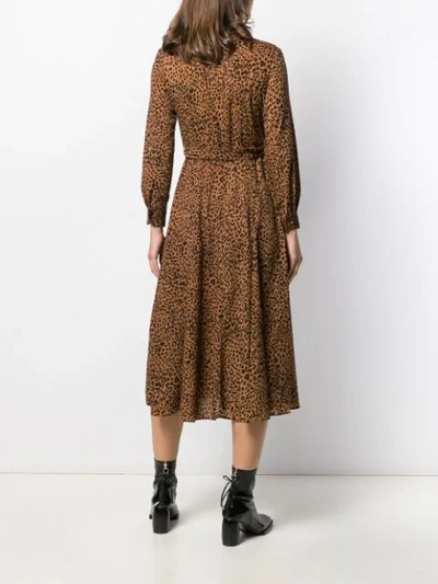 Shop Jovonna Alix Dress In Brown