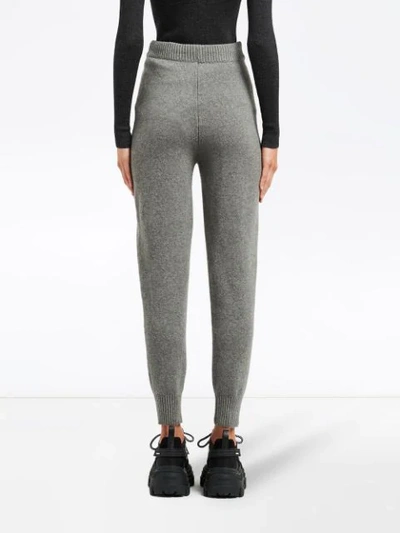 Shop Prada Schmale Jogginghose In Grey