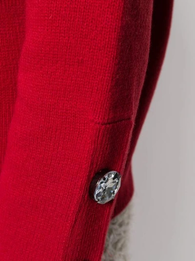 Shop N°21 Verzierter Pullover Mit Rei�verschluss In Red