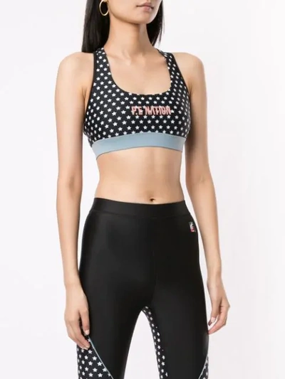 Shop P.e Nation Dominion Sports Bra In Black