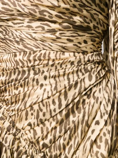 Shop Zimmermann Animal Print Asymmetric Mini Dress