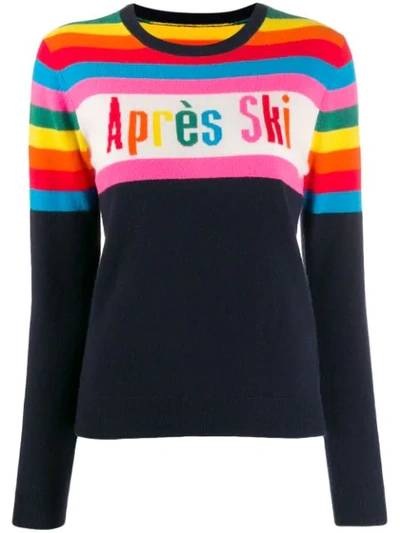 Shop Chinti & Parker Aprés Ski Knitted Jumper In Blue