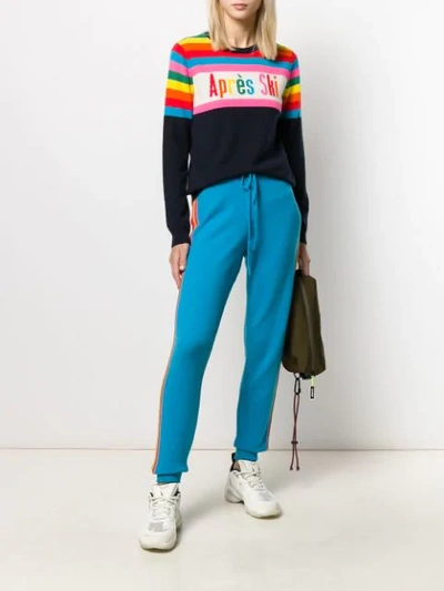 Shop Chinti & Parker Aprés Ski Knitted Jumper In Blue