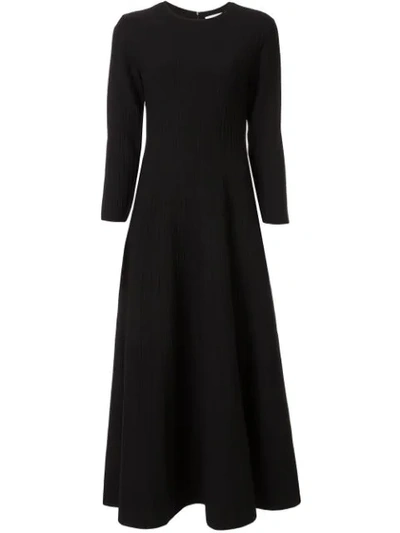 Shop Casasola Ribbed Sweater Dress In Black