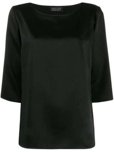 Shop Gianluca Capannolo Loose Fit Blouse In Black