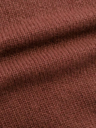 Shop Alysi Fine Knit Sweater In Brown