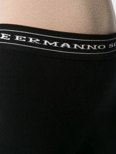 Shop Ermanno Scervino Logo Waistband Leggings In 95708