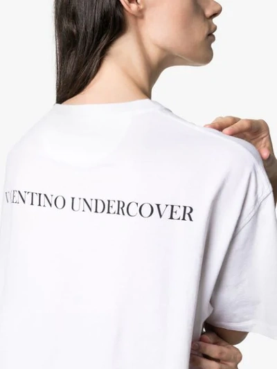 Shop Valentino X Undercover Lovers T-shirt In White