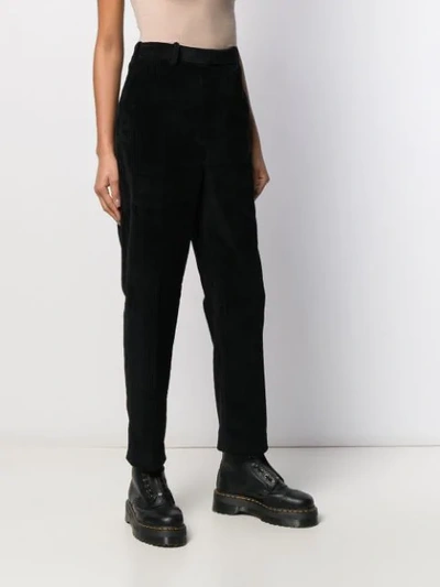 Shop Neil Barrett Corduroy Trousers In Black