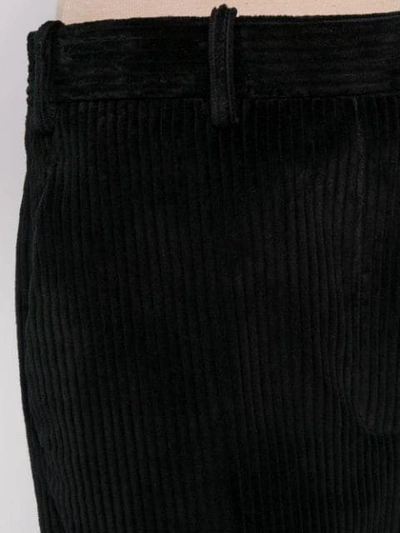 Shop Neil Barrett Corduroy Trousers In Black