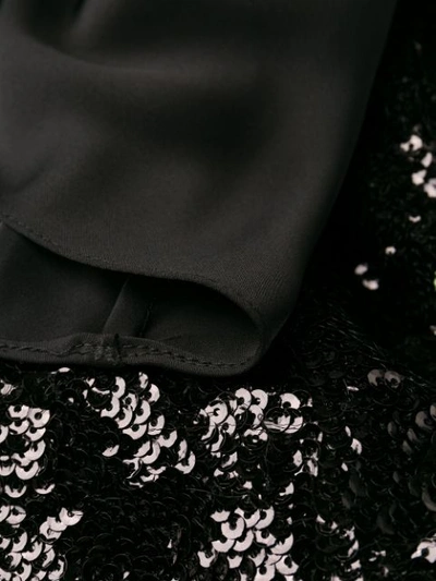 Shop Almaz Sequin Mini Dress In Black