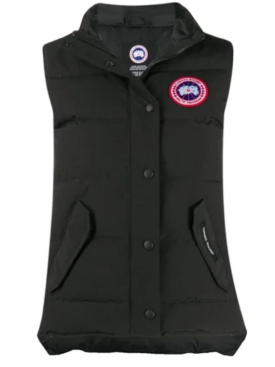 Shop Canada Goose Freestyle Down Gilet In Black