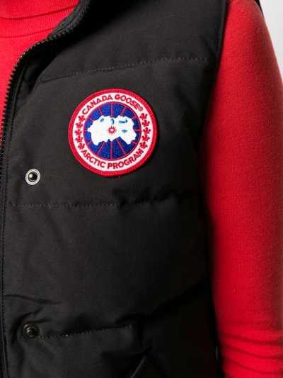 Shop Canada Goose Freestyle Down Gilet In Black