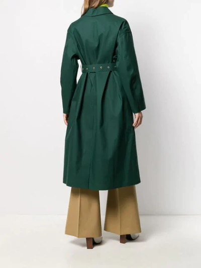 Shop Mackintosh Rosewell Coat In Green