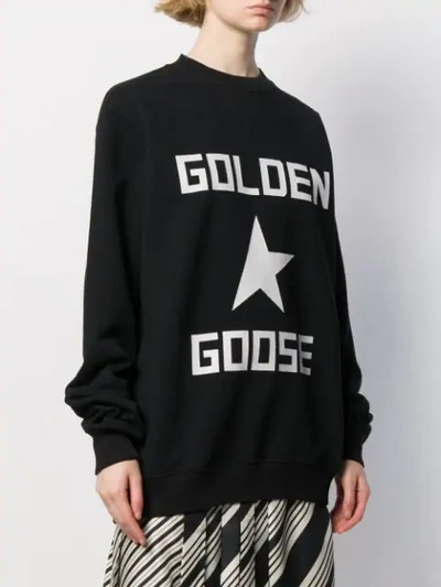 Shop Golden Goose G35mp528i2 Blackgoldem