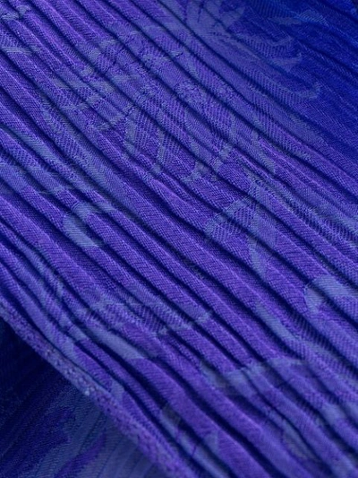Shop Chloé Floral Pattern Dress In Purple